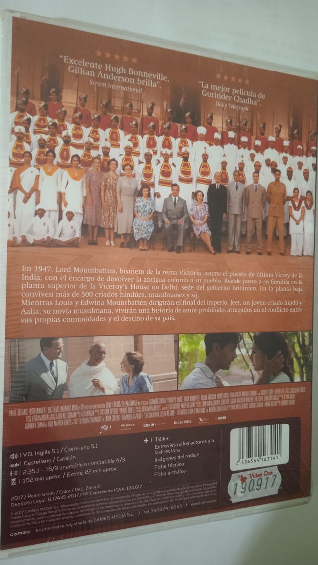 " EL ÚLTIMO VIRREY DE LA INDIA " (2017).