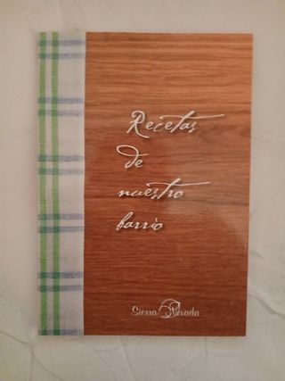 Libro de recetas de cocina.