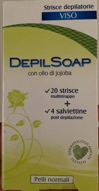 DEPILSOAP Ceretta Viso 20 strisce