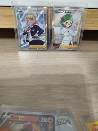 Cartas Pokémon Peonia & Roseanne