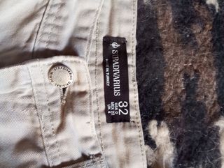 Pantaloni cargo verde chiaro tg XS