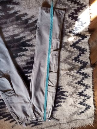 Pantaloni cargo verde chiaro tg XS