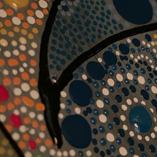 Orologio da muro decorato