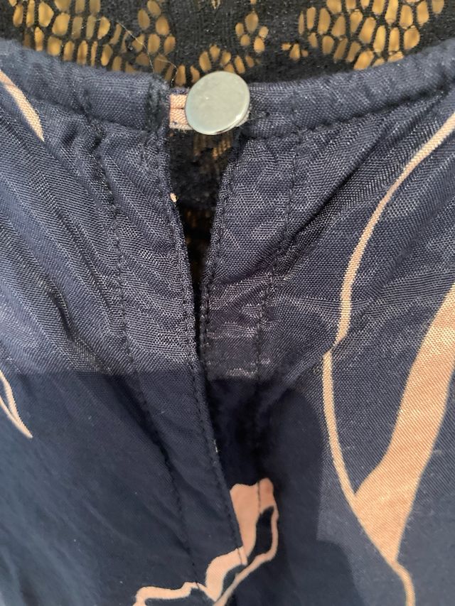 Vestido floral verano - azul, rosa