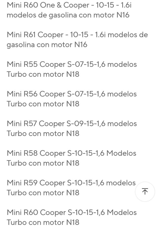 Polea árbol levas MINI Y BMW- Cigueñal
