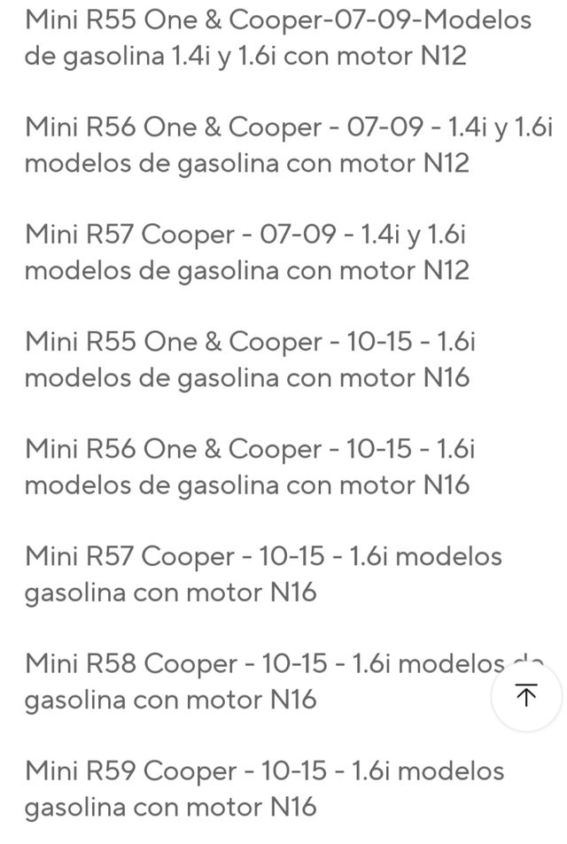 Polea árbol levas MINI Y BMW- Cigueñal