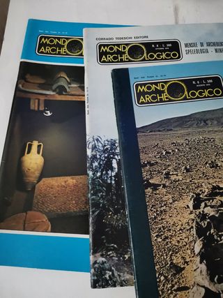 Lotto 3 riviste archeologia rare vintage 1976 