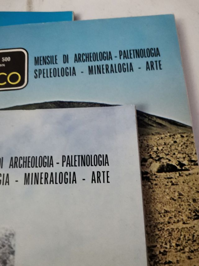 Lotto 3 riviste archeologia rare vintage 1976