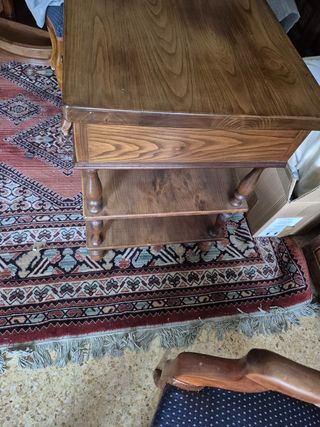 Mesa auxiliar madera maciza