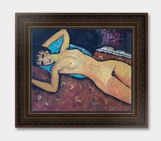 Cuadro óleo  de Retrato “Mujer Desnuda” Modigliani