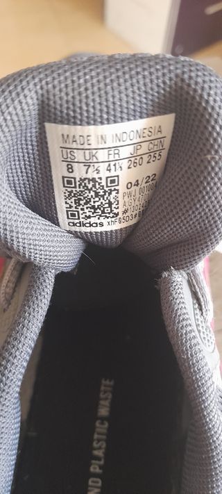 Zapatillas Adidas Gris Rosa