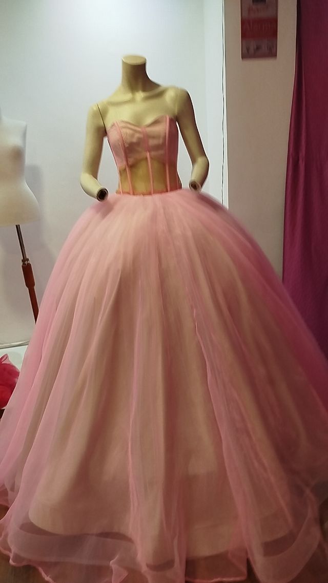 Vestidos de fiesta: Dorado y Rosa