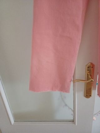 Vaqueros rosa | Pantalones anchos