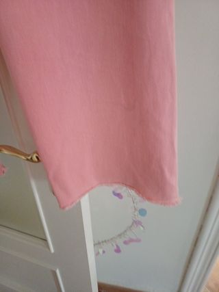 Vaqueros rosa | Pantalones anchos