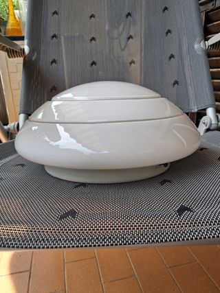 Plafoniera vetro Murano bianca