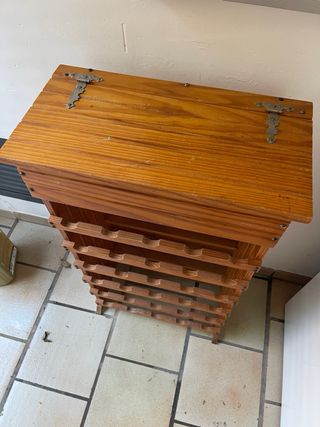 Botellero madera 30 botellas