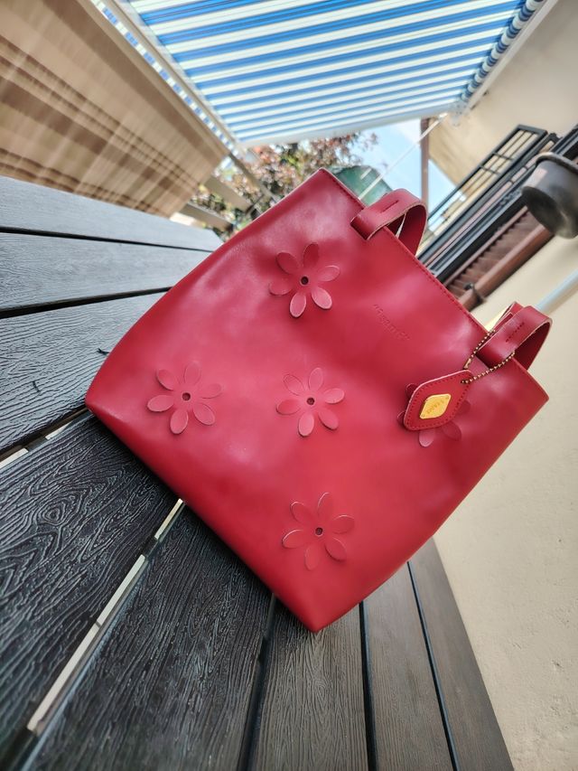 Borsa a mano I Santi rossa