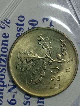 Monete Italia 1991: