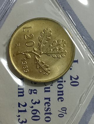 Monete Italia 1989: Serie completa