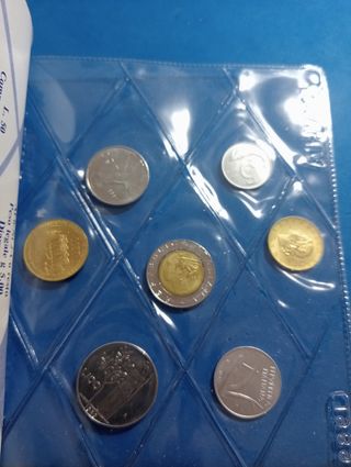 Monete Italia 1989: Serie completa