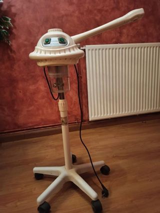 Camilla masaje plegable, silla y máquina de ozono