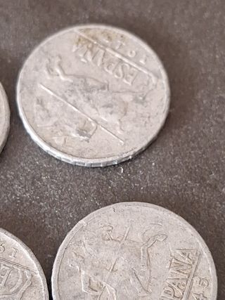 1.10 Lote 4mon 5cts España Francisco Franco 1945.