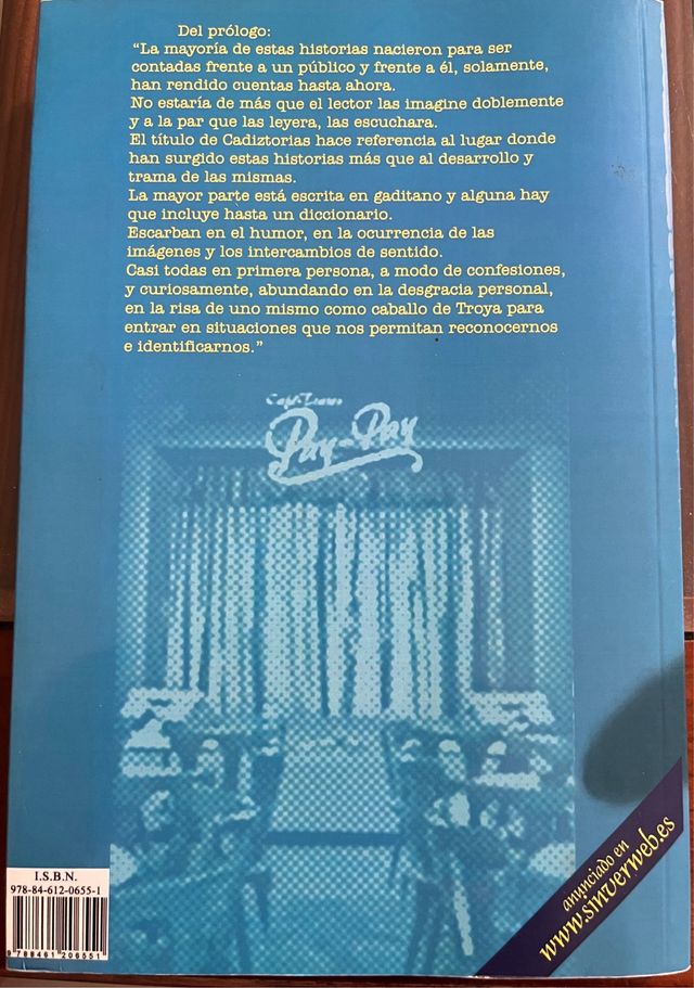 Cadiztorias. Historias contadas en el Pay-Pay.