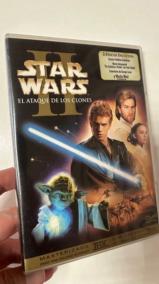 DVDs Star Wars I-III (Español)
