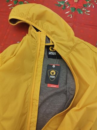 Giacca Gialla Windbreaker taglia 14 anni