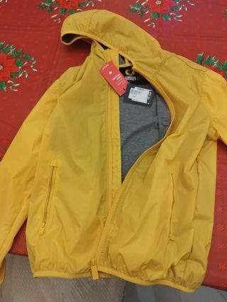 Giacca Gialla Windbreaker taglia 14 anni