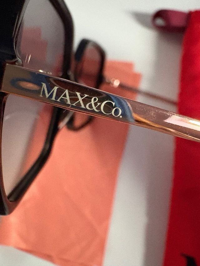 Gafas Max&Co. mujer - negras y doradas