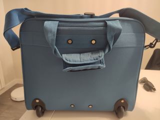 Maleta EasyGo azul con ruedas