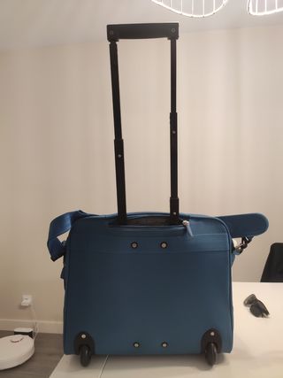 Maleta EasyGo azul con ruedas