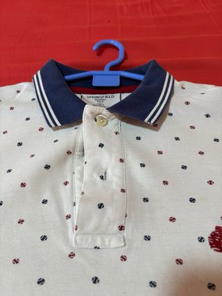 Polo Springfield - Blanco c/estampado