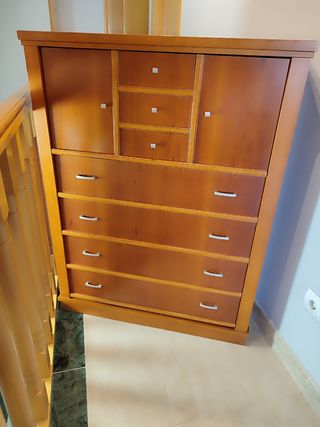 Zapatero madera imitación cómoda