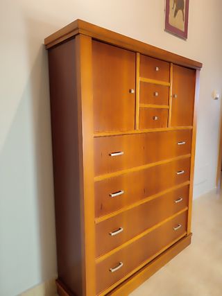 Zapatero madera imitación cómoda