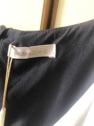 Abito nero e bianco donna