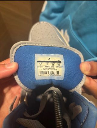 Jordan 1 Mid Wolf Grey - Azul