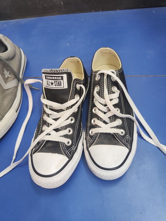 3 Zapatillas Converse usadas
