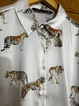 Camisa Zara estampado tigres
