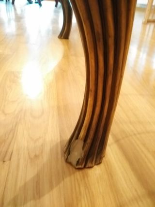 Mesa salón de cristal