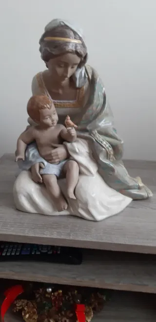 Figura Lladró Madre e Hijo