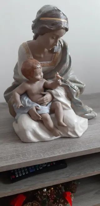 Figura Lladró Madre e Hijo