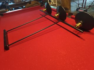 Lampada da biliardo in metallo a 3 luci