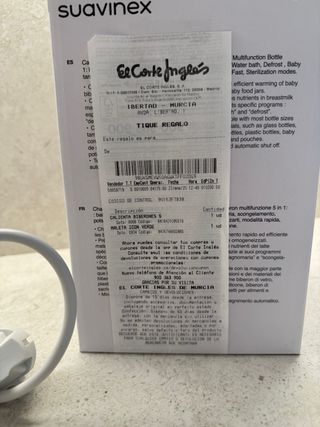 Calienta y esteriliza biberones Suavinex