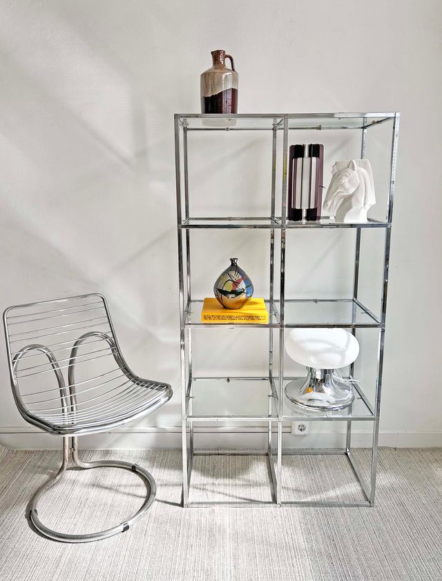 Estantería Vintage Cromada (3) , Años 80