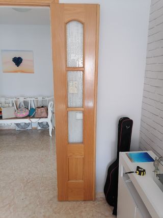 Puertas madera maciza