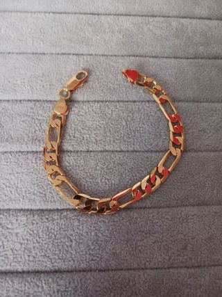 Pulsera chapada oro 24k - Elegante.