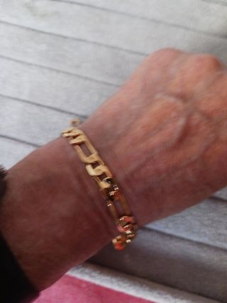 Pulsera chapada oro 24k - Elegante.
