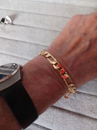 Pulsera chapada oro 24k - Elegante.